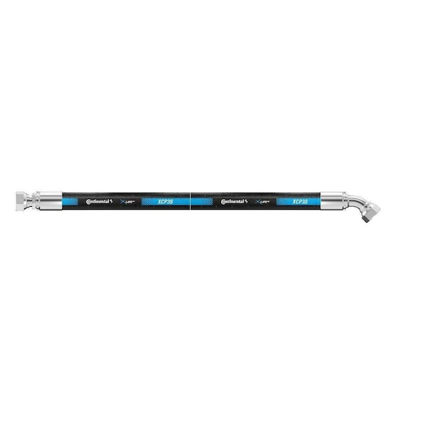 Continental Hydraulic Hose Assembly - 1/4" ID 72" Length - 3/8" FFX x 3/8" FJX45 - 3250 psi XCP3-04,06FFX-06FJX45,72 IN OAL - main